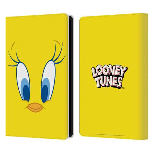 Looney Tunes Full Face Tweety Leather Book Wallet Case Cover For Amazon Kindle Paperwhite 5 (2021)