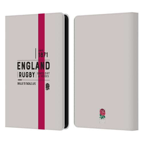 England Rugby Union History Since 1871 Leather Book Wallet Case Cover For Amazon Kindle Paperwhite 5 (2021)
