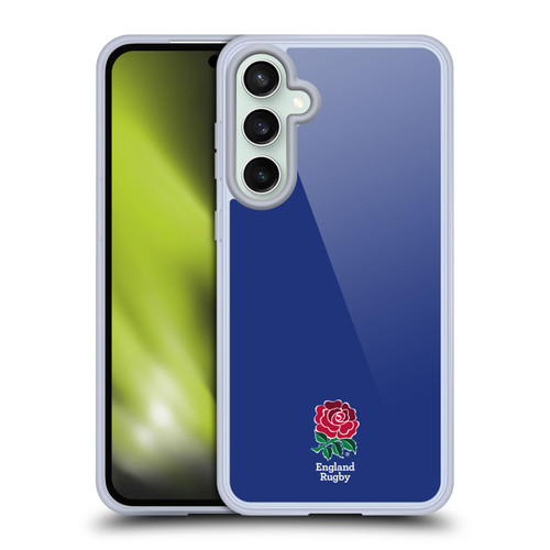 England Rugby Union 2016/17 The Rose Plain Navy Soft Gel Case for Samsung Galaxy S23 FE 5G