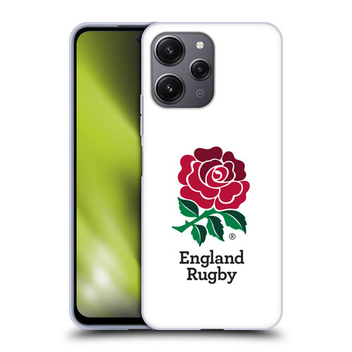 England Rugby Union 2016/17 The Rose Home Kit Soft Gel Case for Xiaomi Redmi 12