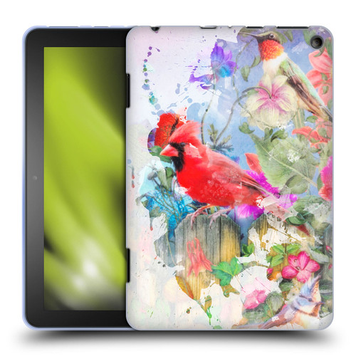 Aimee Stewart Assorted Designs Birds And Bloom Soft Gel Case for Amazon Fire HD 8/Fire HD 8 Plus 2020
