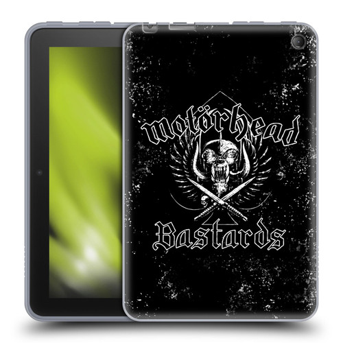 Motorhead Album Covers Bastards Soft Gel Case for Amazon Fire 7 2022