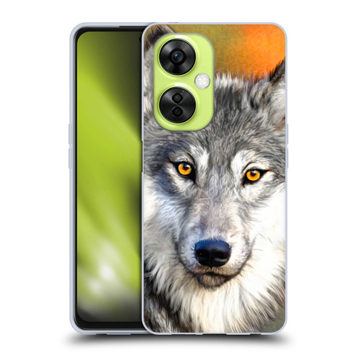 Aimee Stewart Animals Autumn Wolf Soft Gel Case for OnePlus Nord CE 3 Lite 5G