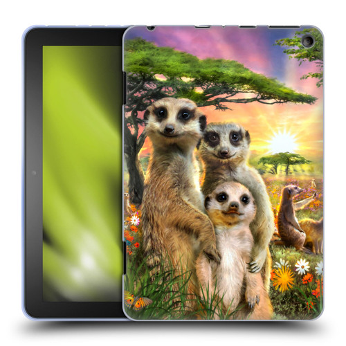 Aimee Stewart Animals Meerkats Soft Gel Case for Amazon Fire HD 8/Fire HD 8 Plus 2020