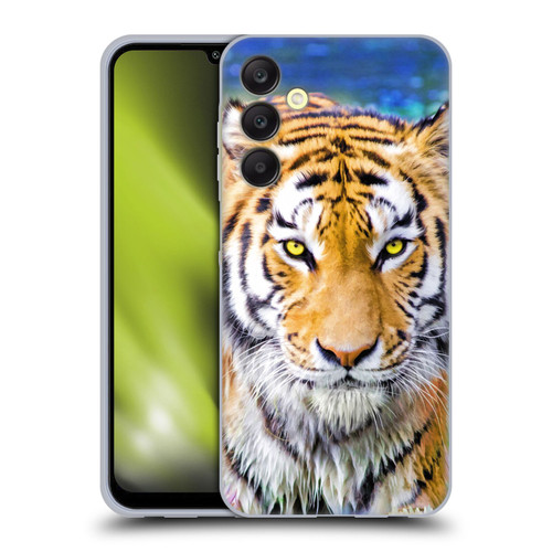 Aimee Stewart Animals Tiger and Lily Soft Gel Case for Samsung Galaxy A25 5G