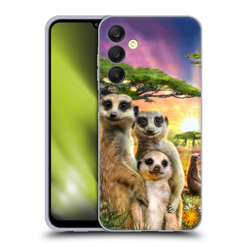 Aimee Stewart Animals Meerkats Soft Gel Case for Samsung Galaxy A25 5G