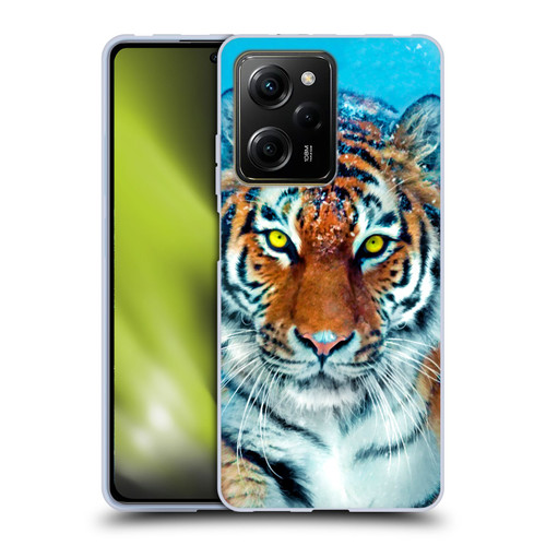 Aimee Stewart Animals Yellow Tiger Soft Gel Case for Xiaomi Redmi Note 12 Pro 5G