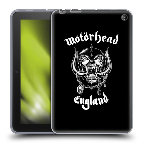 Motorhead Graphics England Soft Gel Case for Amazon Fire 7 2022