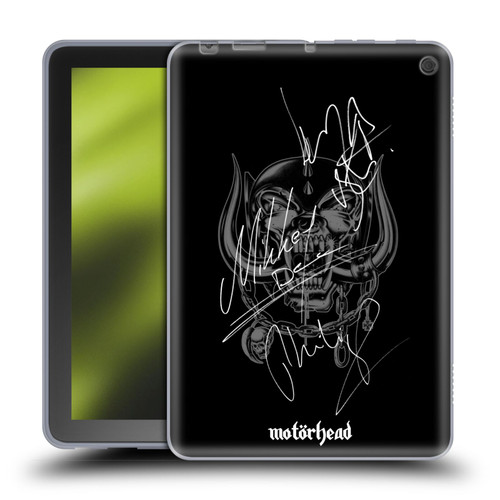 Motorhead Graphics Signatures Soft Gel Case for Amazon Fire HD 8/Fire HD 8 Plus 2020