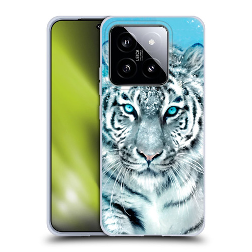 Aimee Stewart Animals White Tiger Soft Gel Case for Xiaomi 14