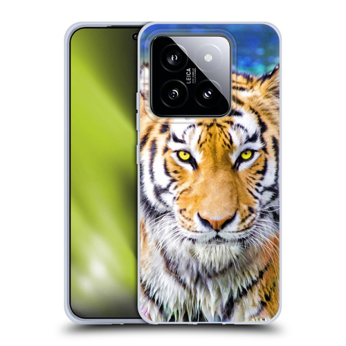 Aimee Stewart Animals Tiger and Lily Soft Gel Case for Xiaomi 14