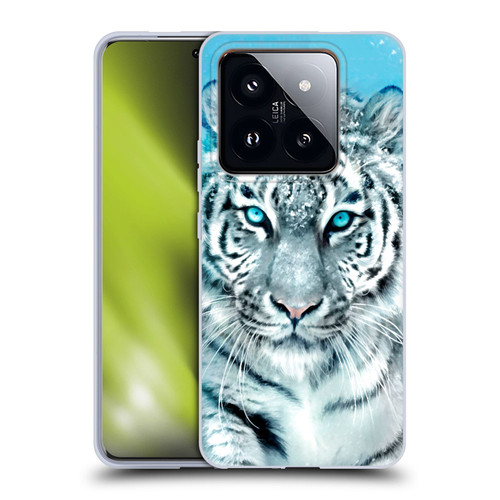 Aimee Stewart Animals White Tiger Soft Gel Case for Xiaomi 14 Pro