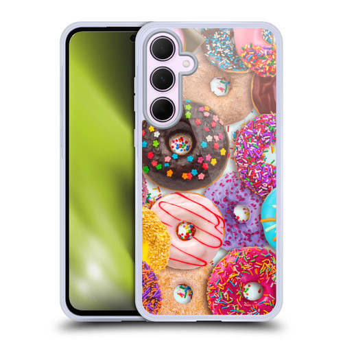 Aimee Stewart Colourful Sweets Donut Noms Soft Gel Case for Samsung Galaxy A35 5G