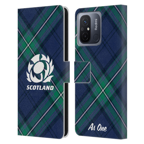 Scotland Rugby Graphics Tartan Oversized Leather Book Wallet Case Cover For Xiaomi Redmi 12C