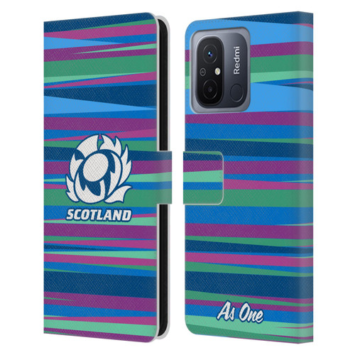 Scotland Rugby Graphics Training Pattern Leather Book Wallet Case Cover For Xiaomi Redmi 12C