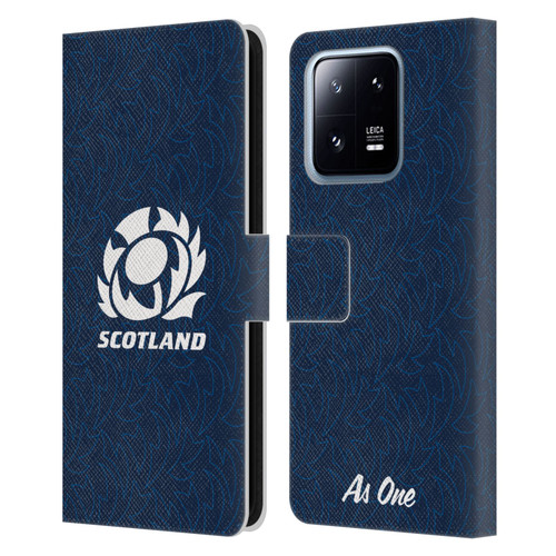 Scotland Rugby Graphics Pattern Leather Book Wallet Case Cover For Xiaomi 13 Pro 5G