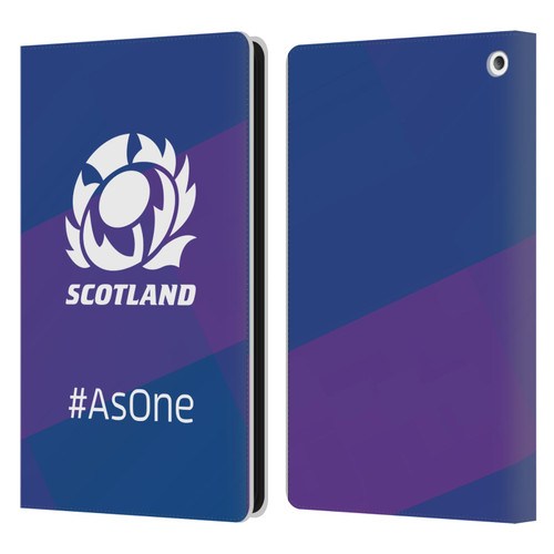 Scotland Rugby Logo 2 As One Leather Book Wallet Case Cover For Amazon Fire HD 8/Fire HD 8 Plus 2020