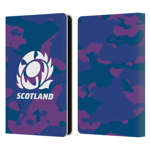 Scotland Rugby Logo 2 Camouflage Leather Book Wallet Case Cover For Amazon Kindle Paperwhite 5 (2021)