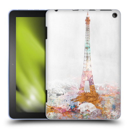 Aimee Stewart Landscapes Paris Color Splash Soft Gel Case for Amazon Fire HD 8/Fire HD 8 Plus 2020