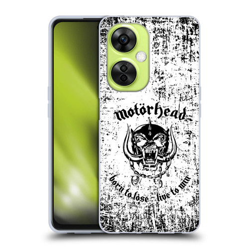 Motorhead Logo Born To Lose Live To Win Soft Gel Case for OnePlus Nord CE 3 Lite 5G