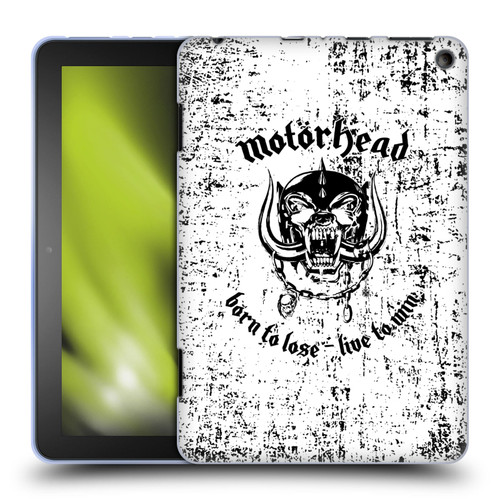 Motorhead Logo Born To Lose Live To Win Soft Gel Case for Amazon Fire HD 8/Fire HD 8 Plus 2020