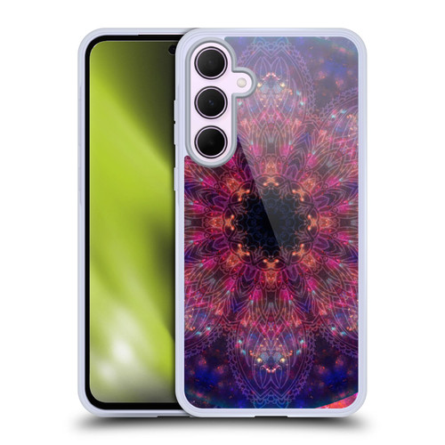 Aimee Stewart Mandala Doodle Flower Soft Gel Case for Samsung Galaxy A35 5G