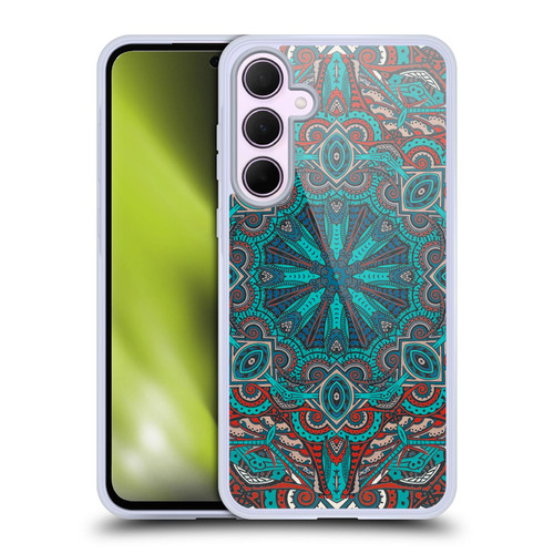 Aimee Stewart Mandala Moroccan Sea Soft Gel Case for Samsung Galaxy A35 5G