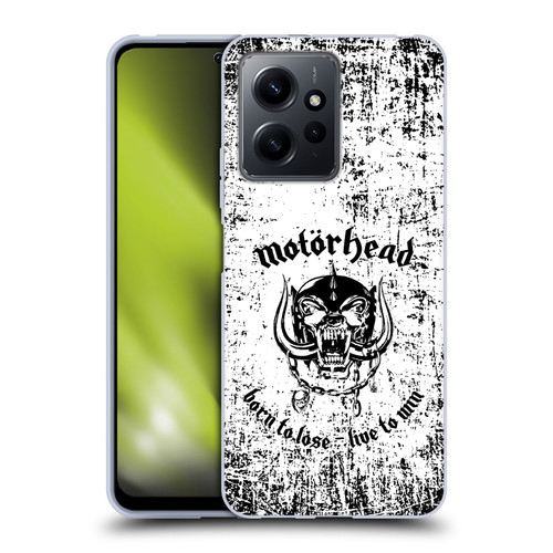 Motorhead Logo Born To Lose Live To Win Soft Gel Case for Xiaomi Redmi Note 12 4G