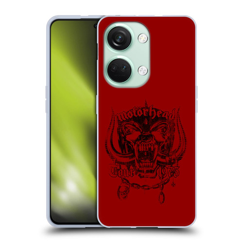 Motorhead Tours 1975 Soft Gel Case for OnePlus Nord 3 5G