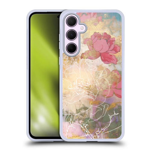 Aimee Stewart Smokey Floral Midsummer Soft Gel Case for Samsung Galaxy A35 5G