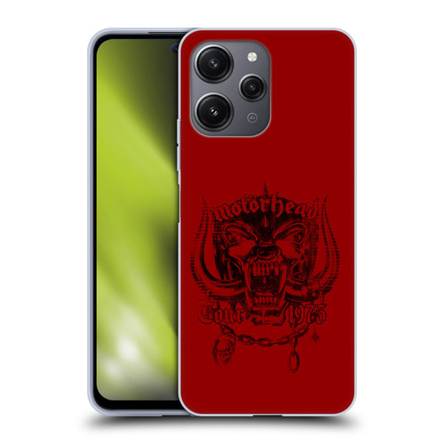 Motorhead Tours 1975 Soft Gel Case for Xiaomi Redmi 12