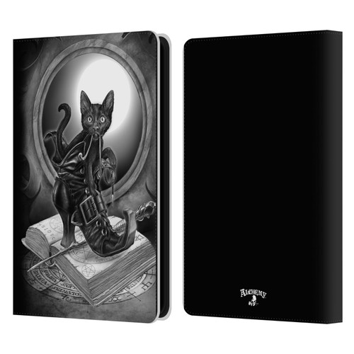 Alchemy Gothic Cats Midnight Mischief Leather Book Wallet Case Cover For Amazon Kindle Paperwhite 5 (2021)
