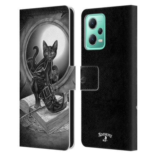 Alchemy Gothic Cats Midnight Mischief Leather Book Wallet Case Cover For Xiaomi Redmi Note 12 5G