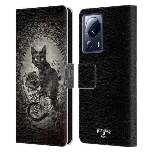 Alchemy Gothic Cats Paracelsus Leather Book Wallet Case Cover For Xiaomi 13 Lite 5G