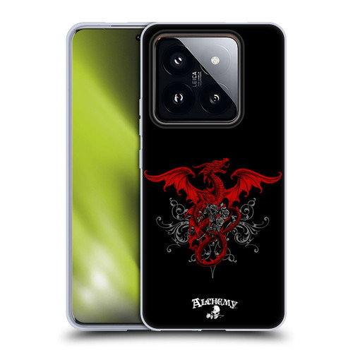 Alchemy Gothic Dragon Draco Rosa Soft Gel Case for Xiaomi 14 Pro