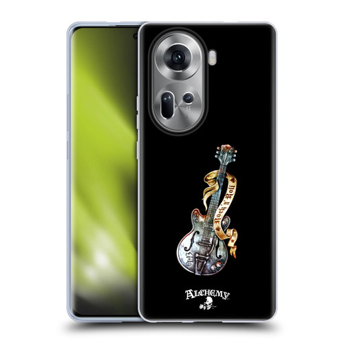Alchemy Gothic Illustration Rock'it 56 Guitar Soft Gel Case for OPPO Reno11
