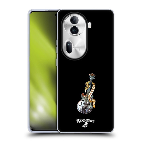 Alchemy Gothic Illustration Rock'it 56 Guitar Soft Gel Case for OPPO Reno11 Pro