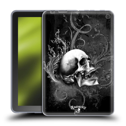 Alchemy Gothic Skull De Profundis Soft Gel Case for Amazon Fire HD 8/Fire HD 8 Plus 2020