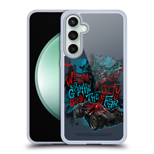 Batman Arkham Knight Graphics Welcome To Gotham Soft Gel Case for Samsung Galaxy S23 FE 5G