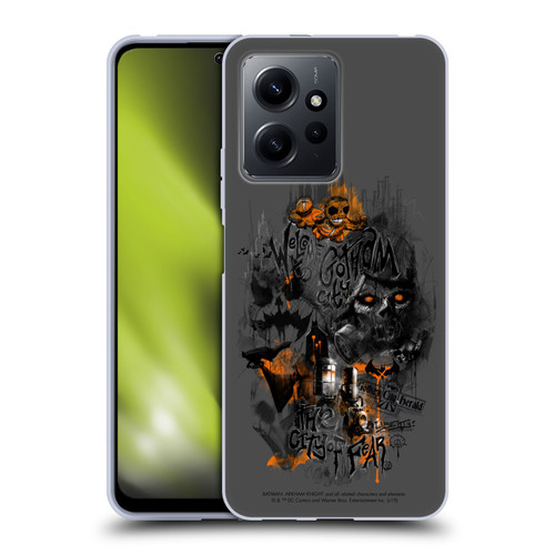 Batman Arkham Knight Graphics City Of Fear Scarecrow Soft Gel Case for Xiaomi Redmi Note 12 4G