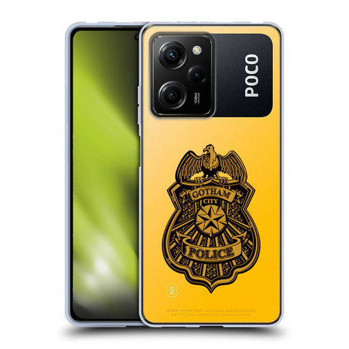 Batman Arkham Knight Graphics Gotham City Police Badge Soft Gel Case for Xiaomi Redmi Note 12 Pro 5G