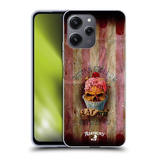 Alchemy Gothic Skull Eat Me Cupcake Soft Gel Case for Xiaomi Redmi 12