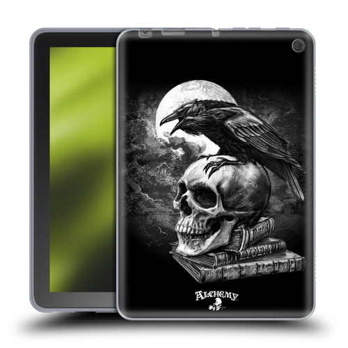 Alchemy Gothic Wing Poe's Raven Soft Gel Case for Amazon Fire HD 8/Fire HD 8 Plus 2020