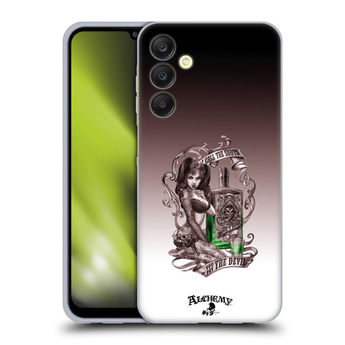 Alchemy Gothic Woman Devil's Green Dew Soft Gel Case for Samsung Galaxy A25 5G