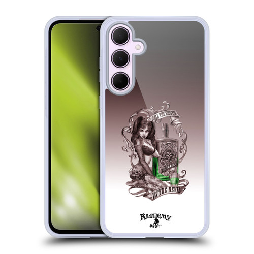 Alchemy Gothic Woman Devil's Green Dew Soft Gel Case for Samsung Galaxy A35 5G