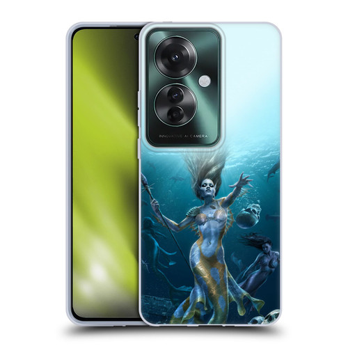 Tom Wood Fantasy Mermaid Hunt Soft Gel Case for OPPO Reno11 F 5G / F25 Pro 5G