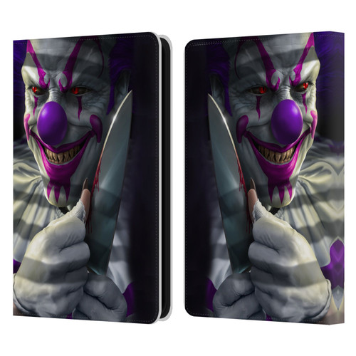 Tom Wood Horror Mischief The Clown Leather Book Wallet Case Cover For Amazon Kindle 11th Gen 6in 2022