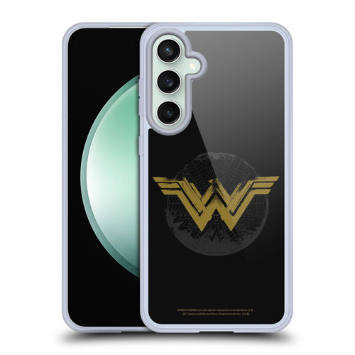 Wonder Woman Movie Logos Distressed Look Soft Gel Case for Samsung Galaxy S23 FE 5G