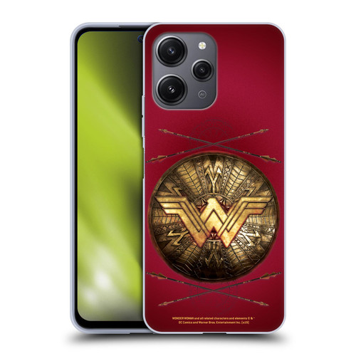 Wonder Woman Movie Logos Shield And Arrows Soft Gel Case for Xiaomi Redmi 12