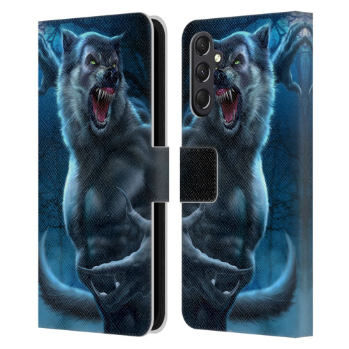 Tom Wood Horror Werewolf Leather Book Wallet Case Cover For Samsung Galaxy A24 4G / M34 5G